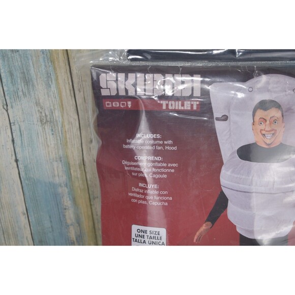 Rubie's Skibidi Toilet Inflatable Costume Child Kids One Size Halloween NECA - Picture 8 of 13